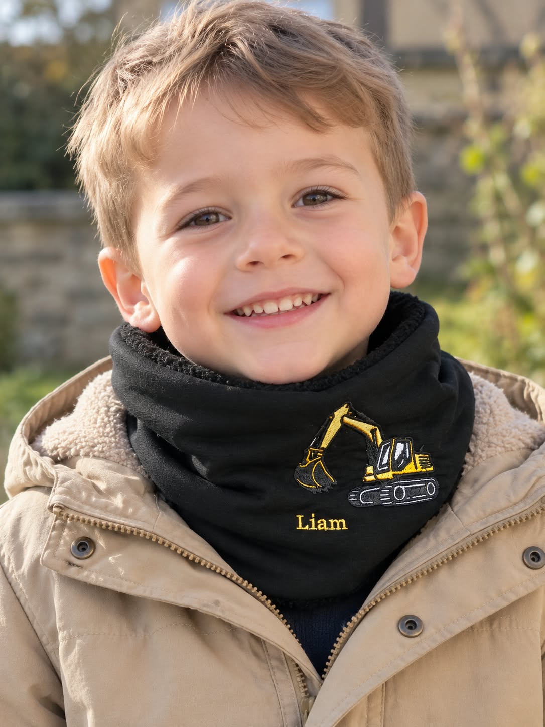 Snood brodé enfant