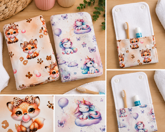 Nos pochettes à brosse à dents enfant