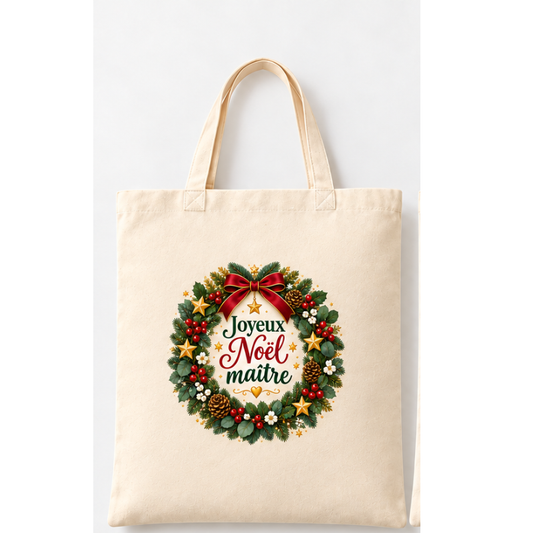Tog bag de Noël pour maîtresse, maître, Atsem ou Nounou