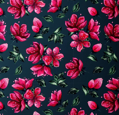 Sac à dos enfant thème "Fleurs roses"