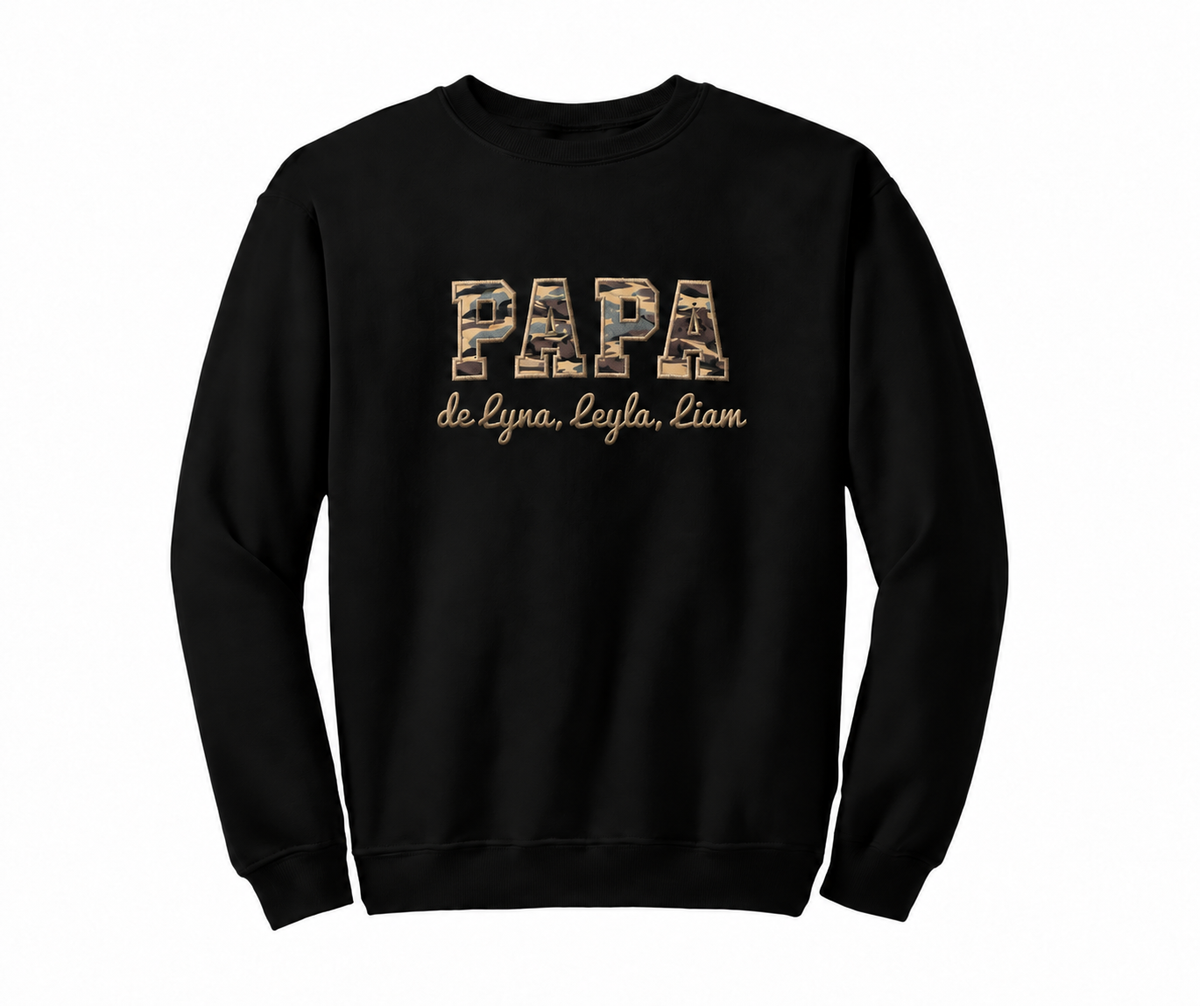 Sweat homme brodé Papa