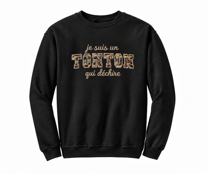 Sweat homme brodé Tonton
