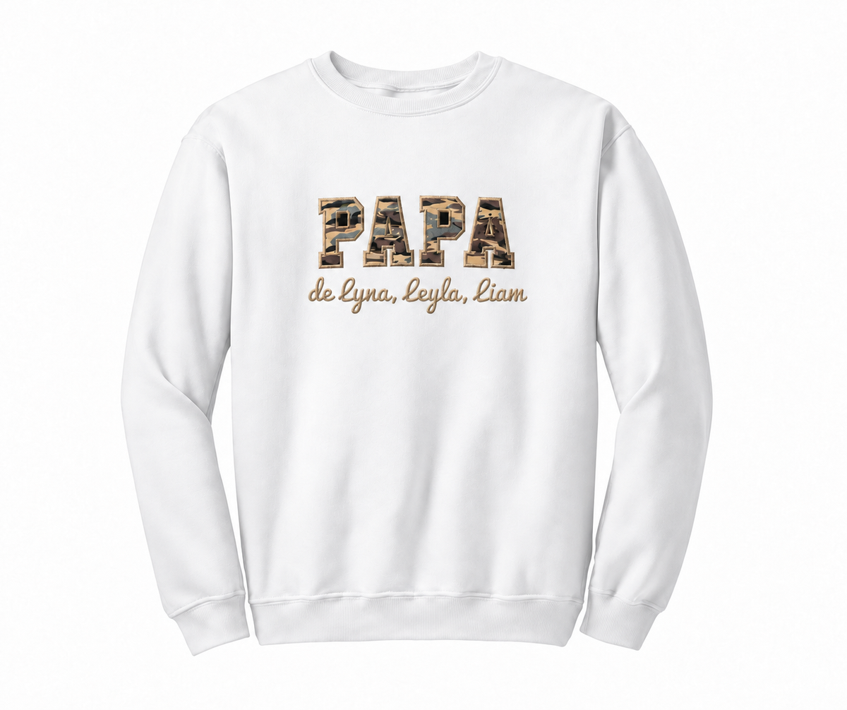 Sweat homme brodé Papa