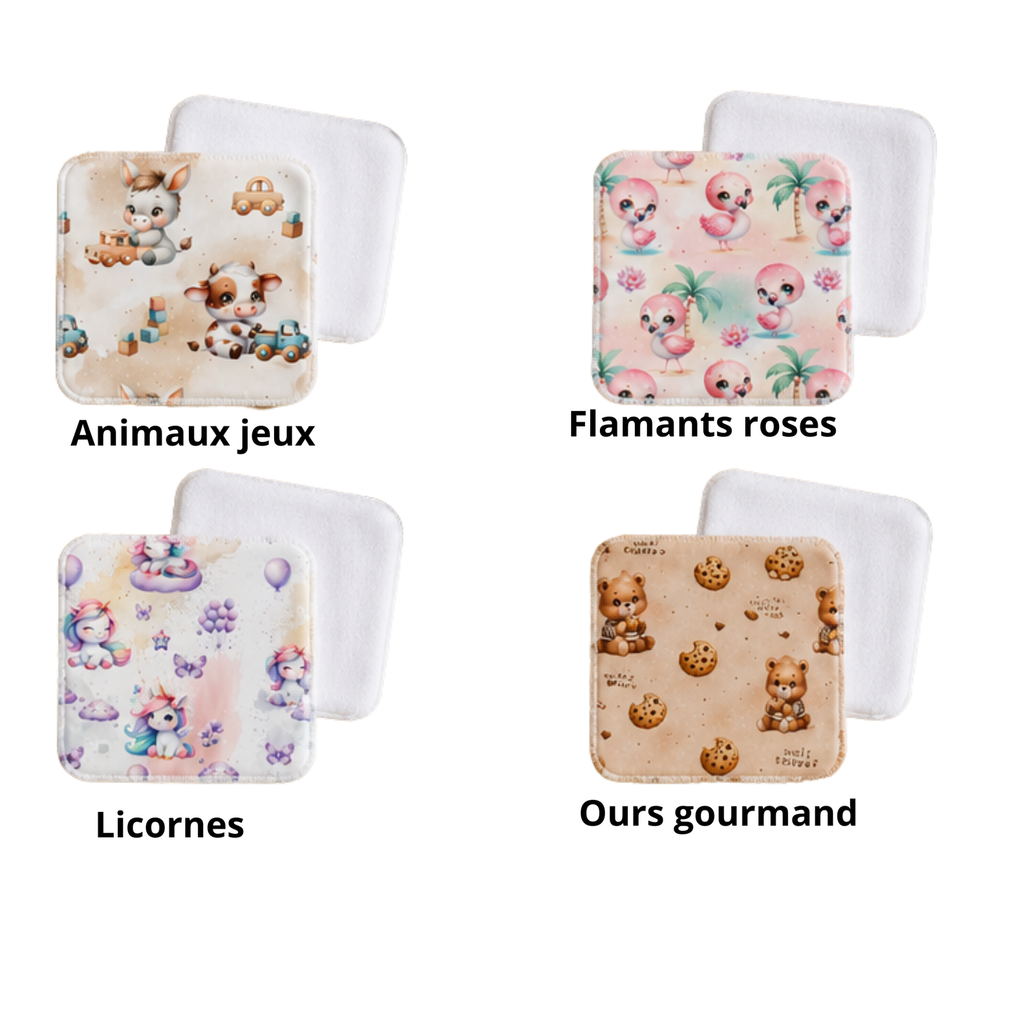 Nos serviettes visage et mains enfant