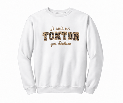 Sweat homme brodé Tonton