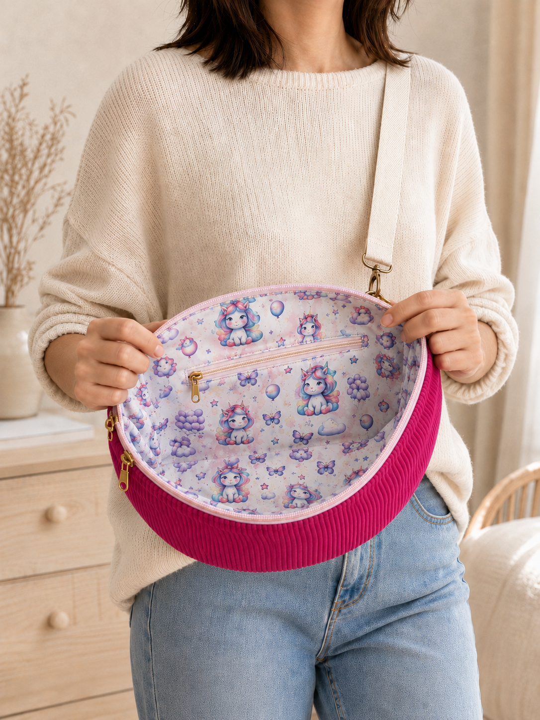 Notre sac banane licorne