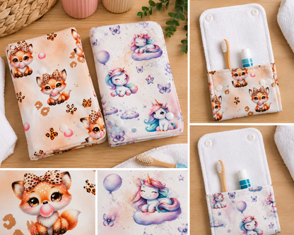 Nos pochettes à brosse à dents enfant