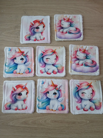 Nos lingettes lavables enfants
