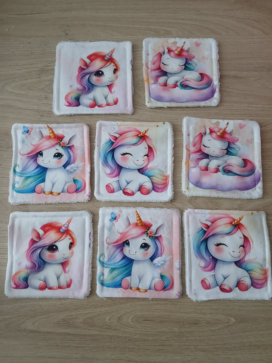 Nos lingettes lavables enfants