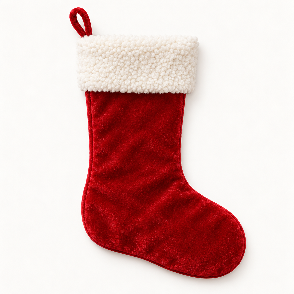Chaussette et bonnet de Noël traditionnel