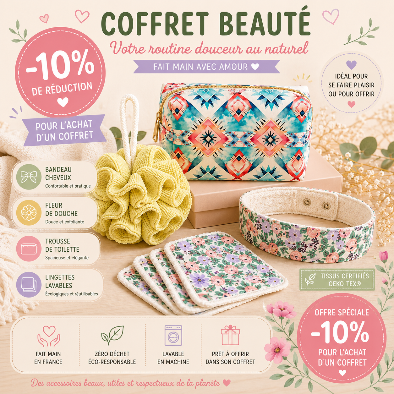 Nos coffrets beauté