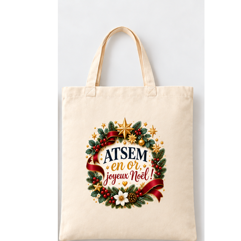 Tog bag de Noël pour maîtresse, maître, Atsem ou Nounou