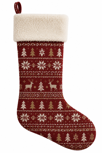 Nos chaussettes de Noël personnalisée - Brodée