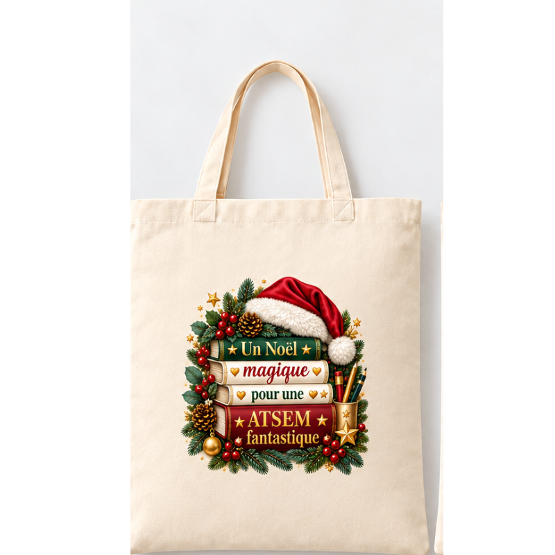 Tog bag de Noël pour maîtresse, maître, Atsem ou Nounou