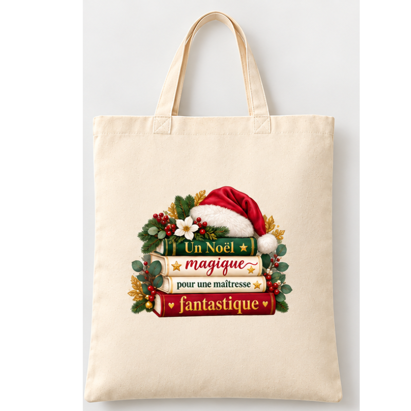 Tog bag de Noël pour maîtresse, maître, Atsem ou Nounou