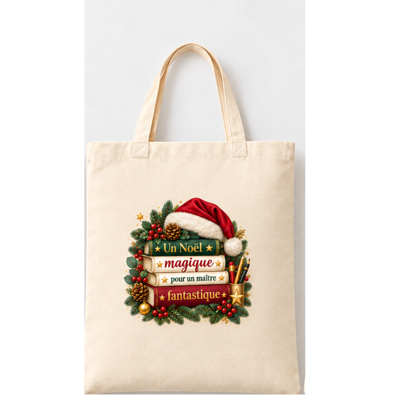 Tog bag de Noël pour maîtresse, maître, Atsem ou Nounou