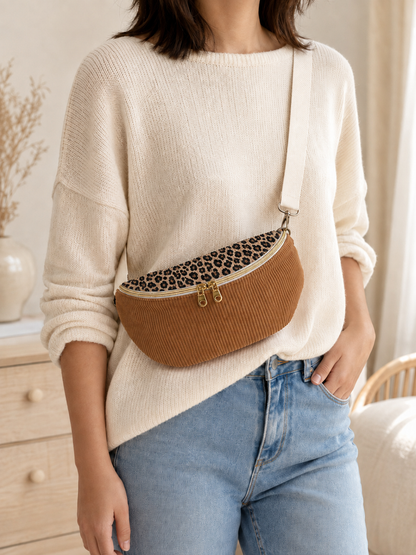 Notre sac banane léopard