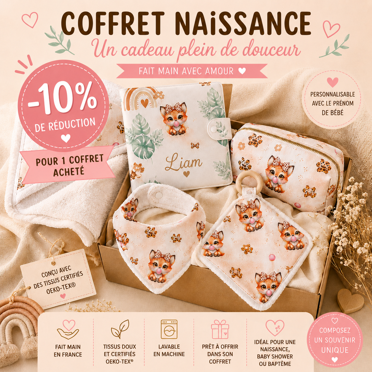 Nos coffrets naissance