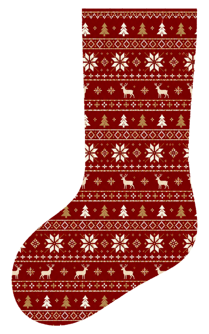 Nos chaussettes de Noël personnalisée - Brodée