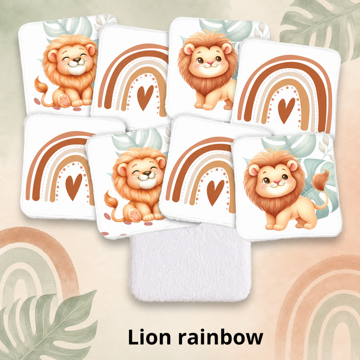 Nos lingettes lavables enfants