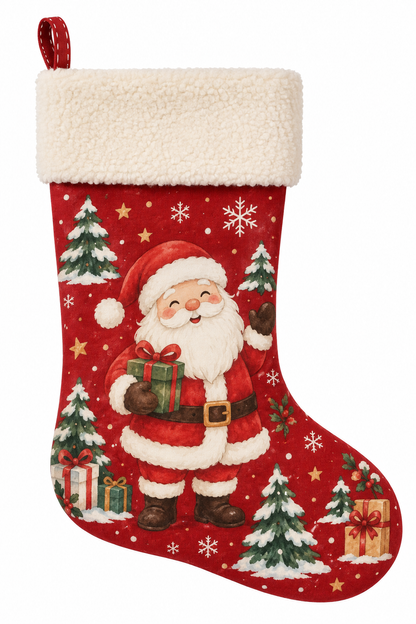 Nos chaussettes de Noël personnalisée - Brodée