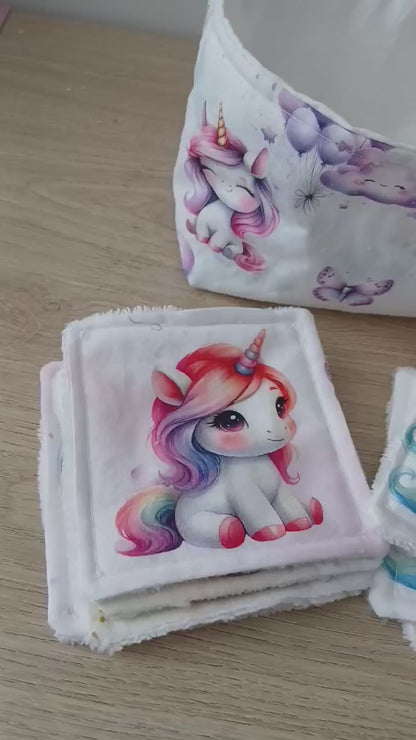 Nos lingettes lavables enfants