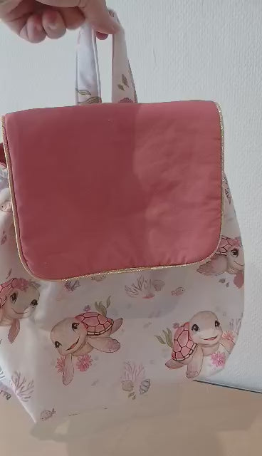 Sac à dos Tortues Rose